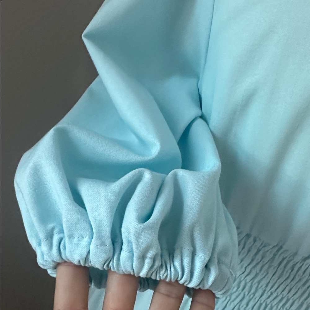 Commense Light Blue Long Sleeve Dress - Picture 7 of 10